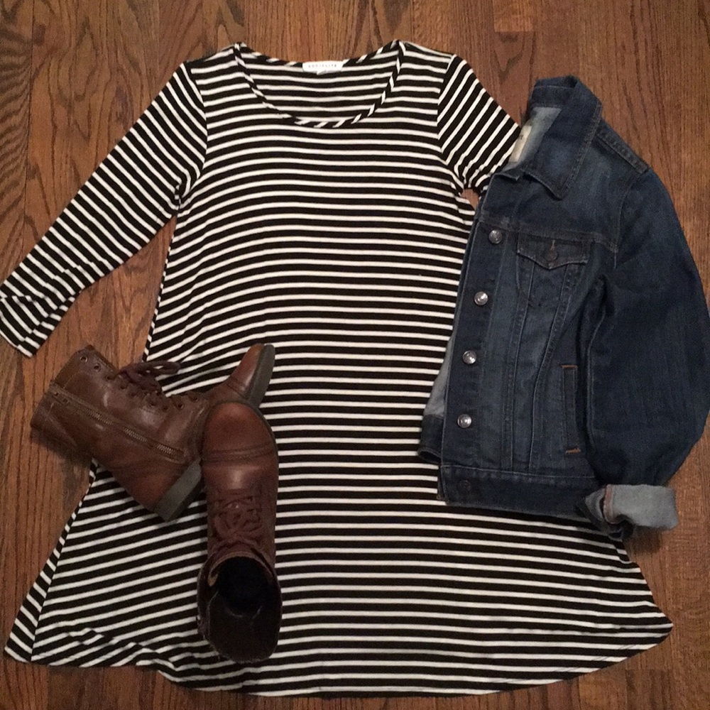 Boutique stripe dress. Made in USA.